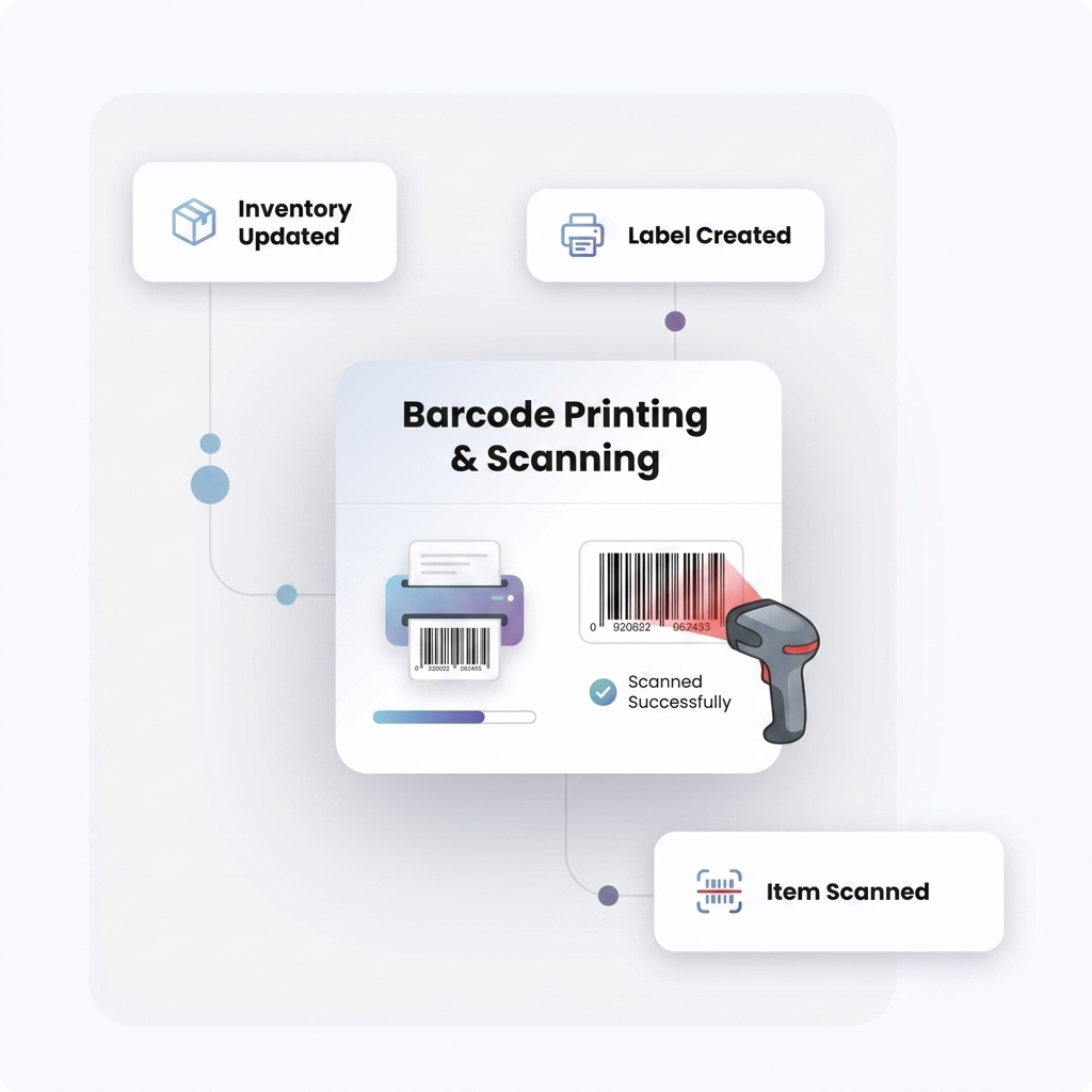 Barcode Printing & Scanning